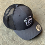 TBS Trucker Hat - Charcoal/Black/White Logo