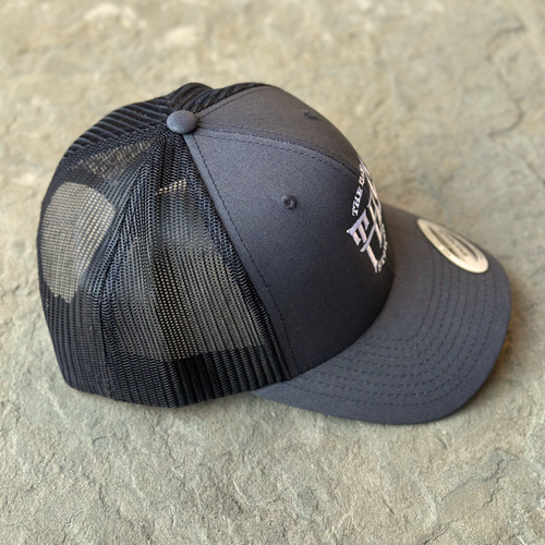 TBS Trucker Hat - Charcoal/Black/White Logo