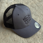 TBS Trucker Hat - Charcoal/Black/Black Logo