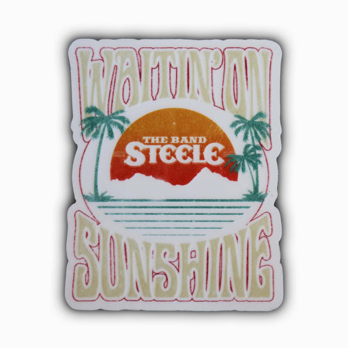 Waitin' on Sunshine Clear Sticker