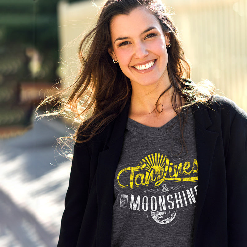 Tan Lines & Moonshine Tee  | Ladies