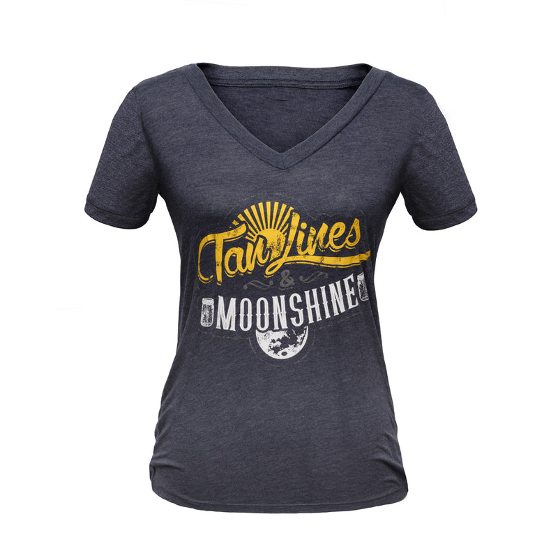 Tan Lines & Moonshine Tee  | Ladies