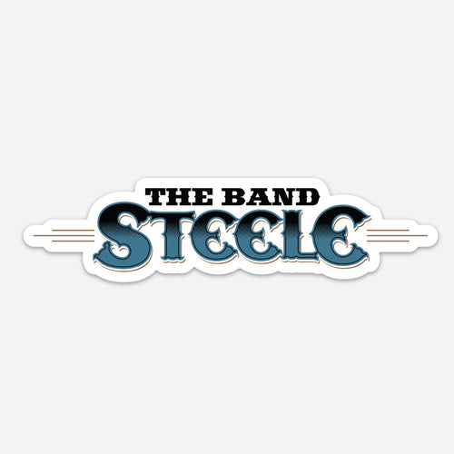 The Band Steele Logo Die Cut Sticker